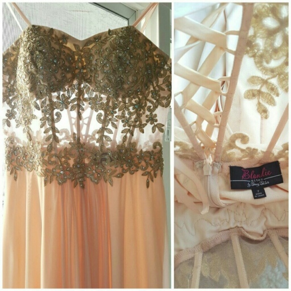 🍒NWT🍒 BLONDIE NITES CORSET BALL GOWN - Picture 1 of 8